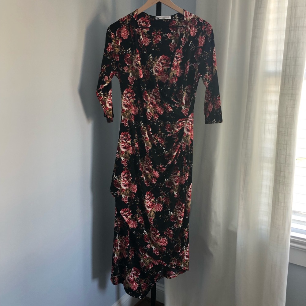 Lilac Maternity Wrap Dress